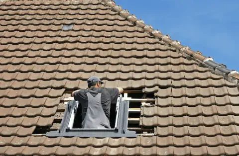 Pose de velux - Pluzunet